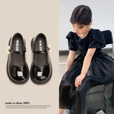 真皮女童小皮鞋演出鞋公主鞋