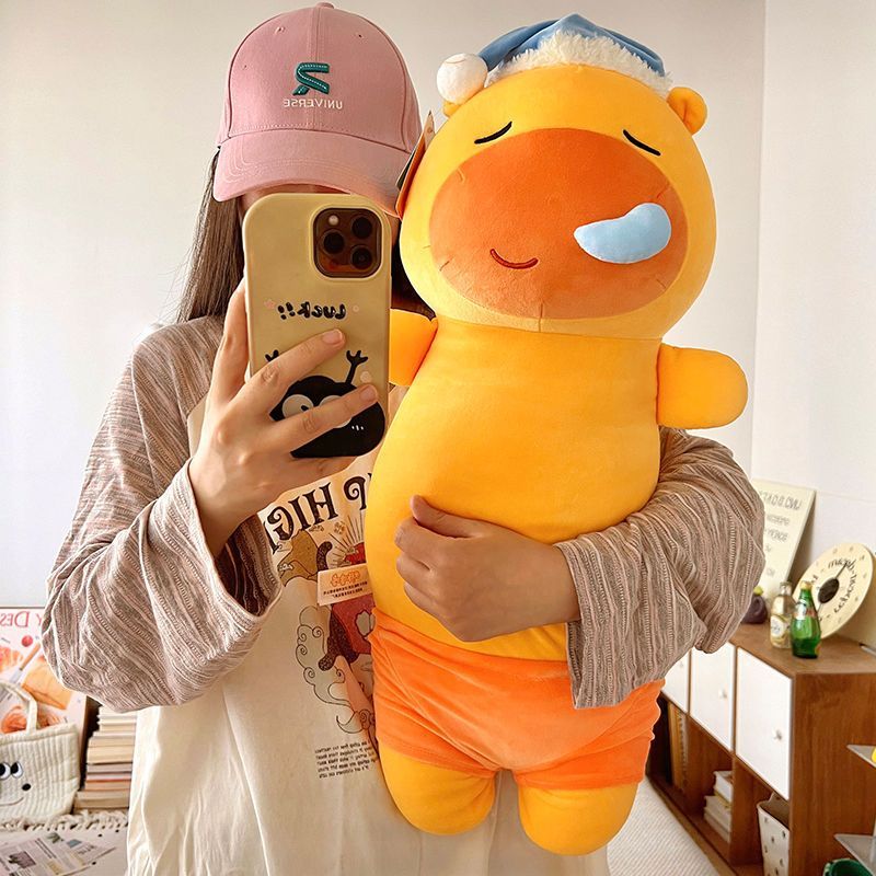 大号水豚鼻涕噜噜玩偶毛
