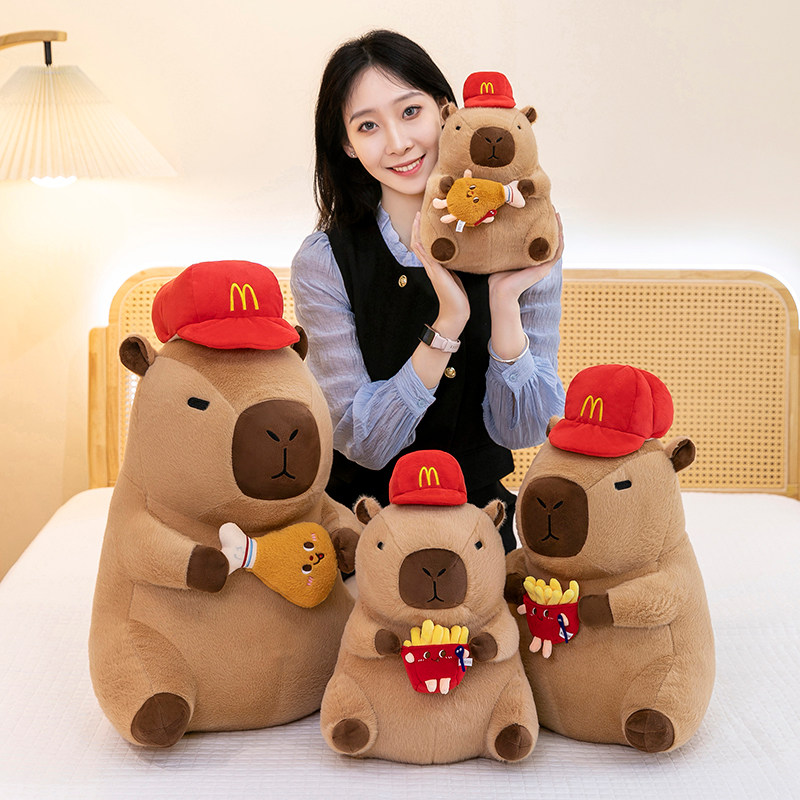 大号可爱薯条卡皮巴拉公