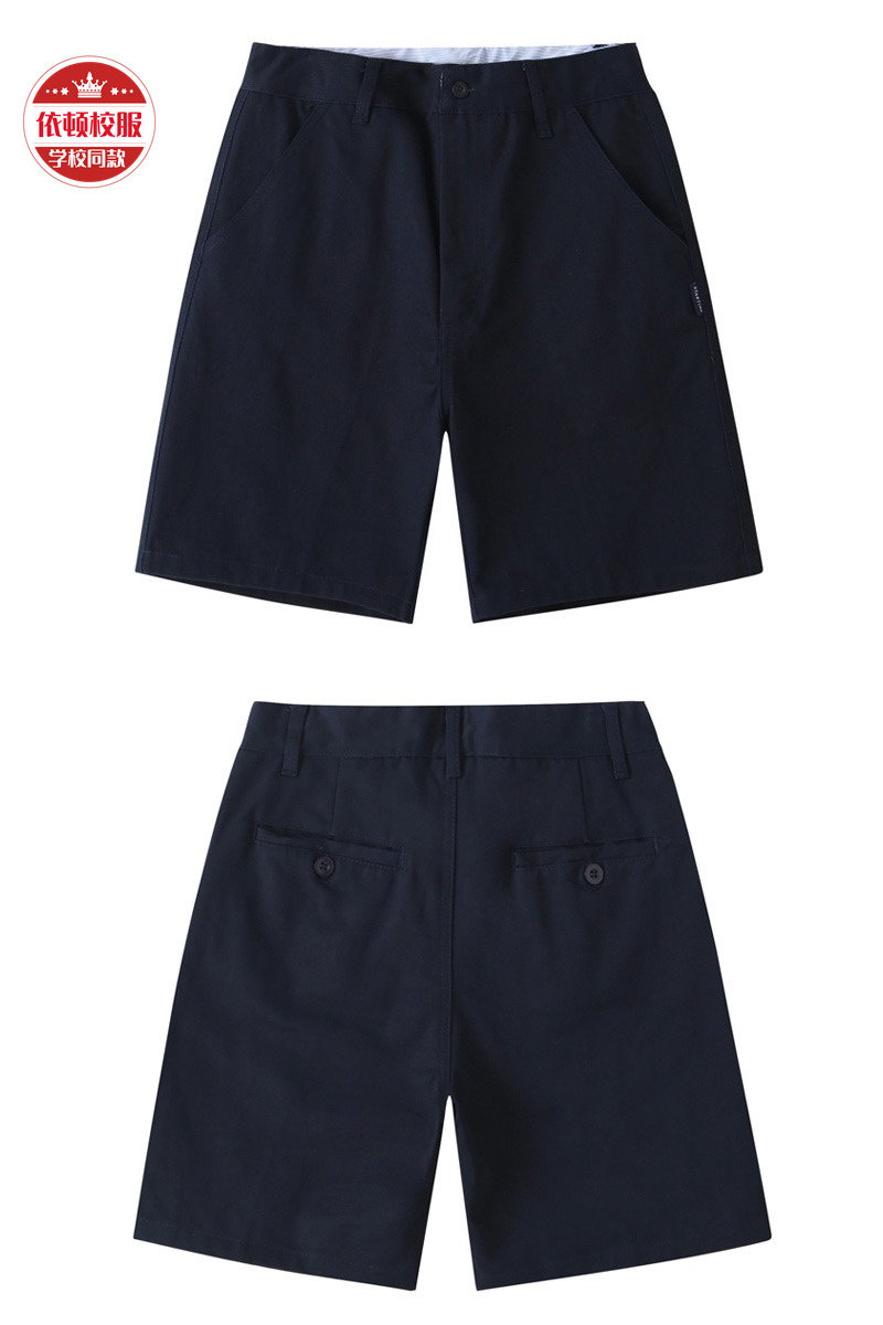 依顿同款新款童幼儿园夏季贵族英伦学院风小学生校服藏青休闲短裤