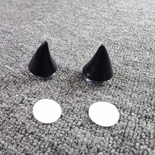 头盔装饰小牛角恶魔翅膀