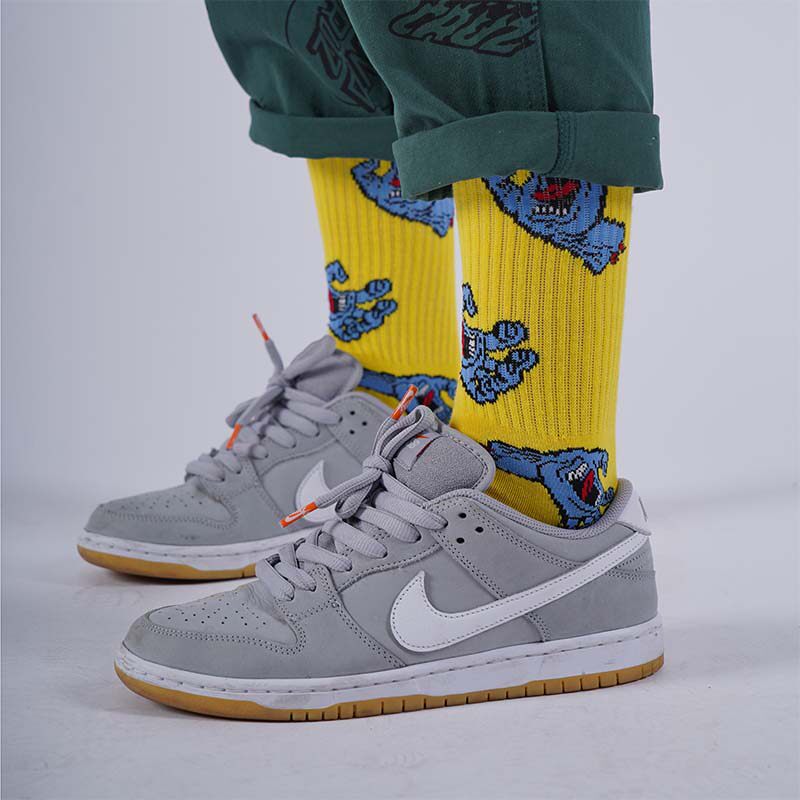 美国santa cruz 滑板服饰穿搭 潮流运动袜子男女透气中筒袜春秋款