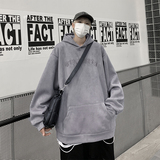 WY118-P70控98抖音480克春季美式高街重磅麂皮绒刺绣连帽卫衣外套，女装短外套，电商A058-1（原电商C417）