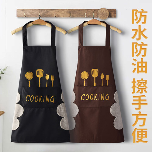 新款家用防水男女定制做饭围裙