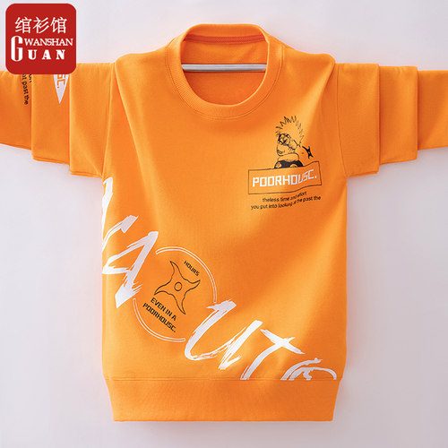 男童童装卫衣儿童秋装长袖t恤棉