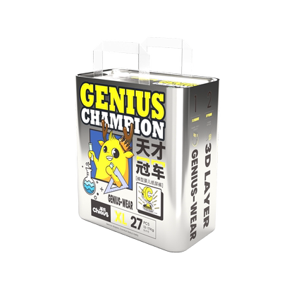 雀氏吨吨裤超大码拉拉裤便携7片