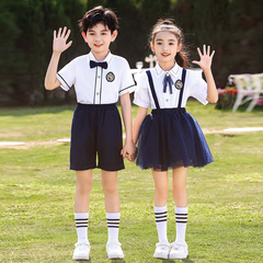 六一儿童演出服学院风表演服班服幼儿园毕业照小学生朗诵大合唱团