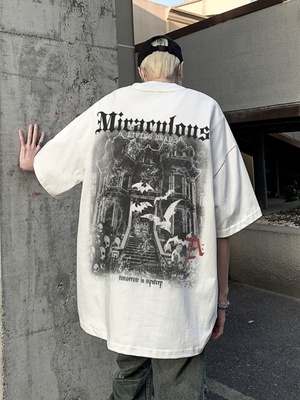 纯棉短袖衣服加肥加大大码胖子