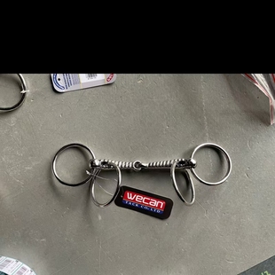 玛尚马具 备 进口Wecan衔铁马嚼子马具用品马术配件特殊两节马术装