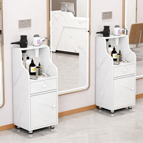 理发店工具柜美发店镜台剪发柜美容院小推车发廊专用吹风机置物架