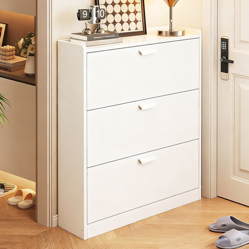 超薄款翻斗鞋柜2025新款家用门口收纳柜一体靠墙入户走廊小窄鞋架