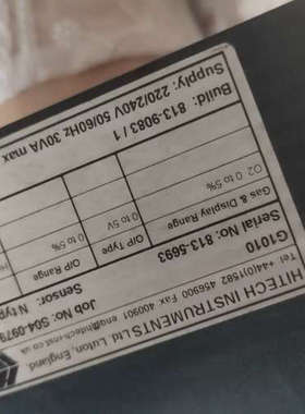 HITECH G1010氧气分析仪 实图拍摄 功能正常 22