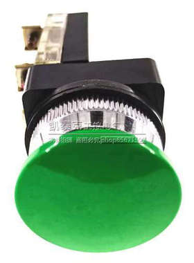 Yi horng蘑菇头按钮 MB-30 1开1闭 绿色 钻孔30MM