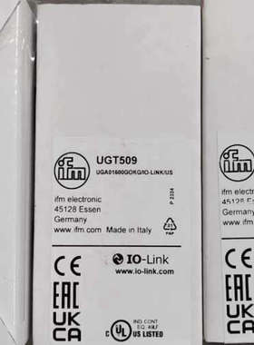 易福门UGT509超音波UGT501感测器UGT502 UGT506 UGT507 UGT508