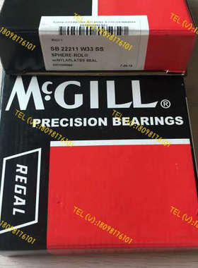 美国MCGILL麦咭尔SB 22211 C3 W33 SS YSS原进口单列调心滚子轴承