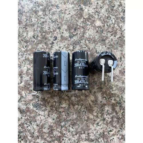 Rubycon红宝石电解电容470uF/200V，全新库存处，议价商品