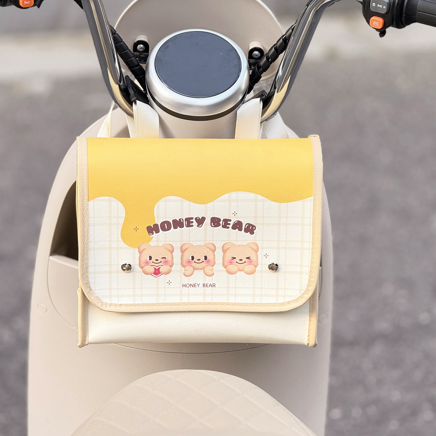 适用于爱玛电动车防水挂包储物兜