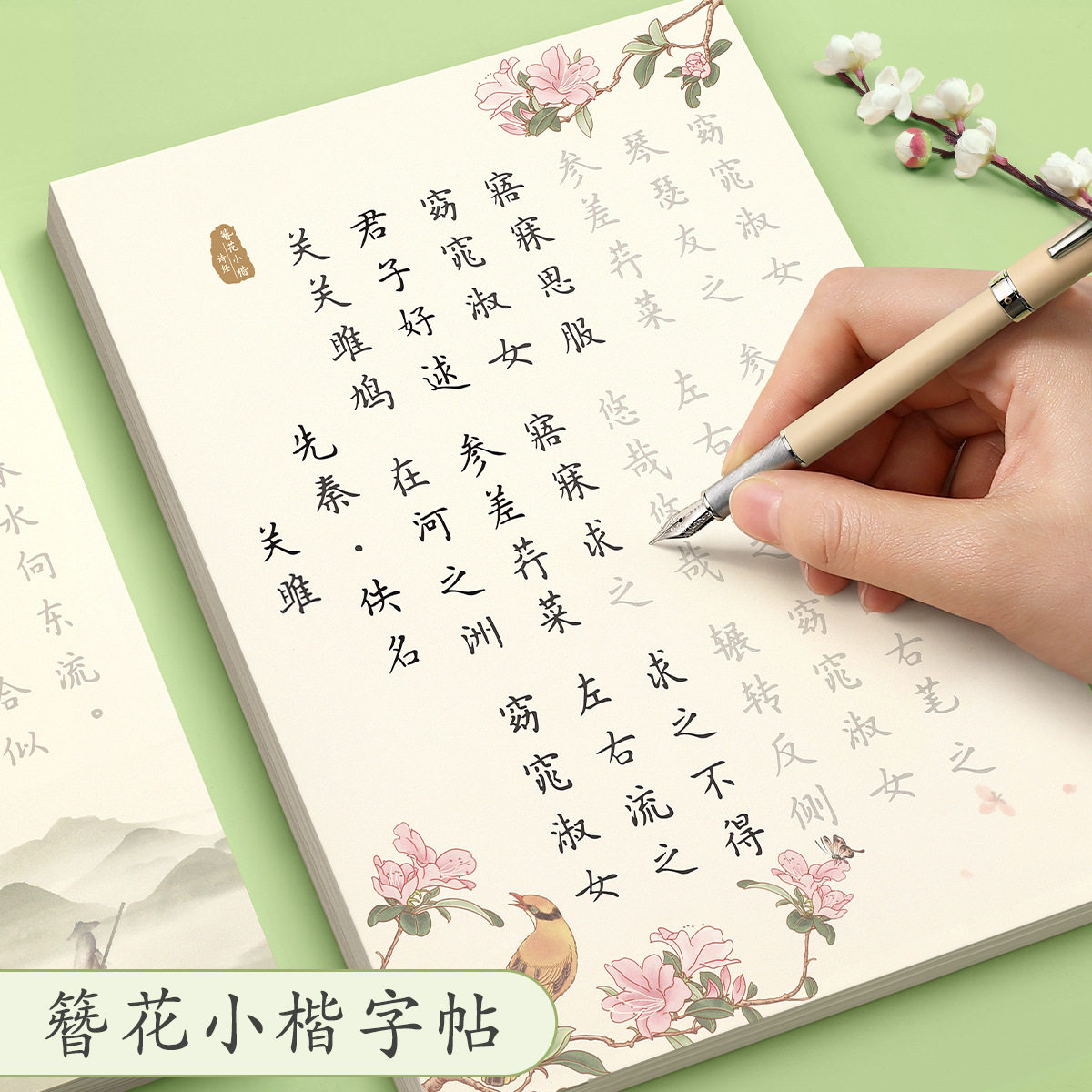 成人簪花小楷钢笔练字帖