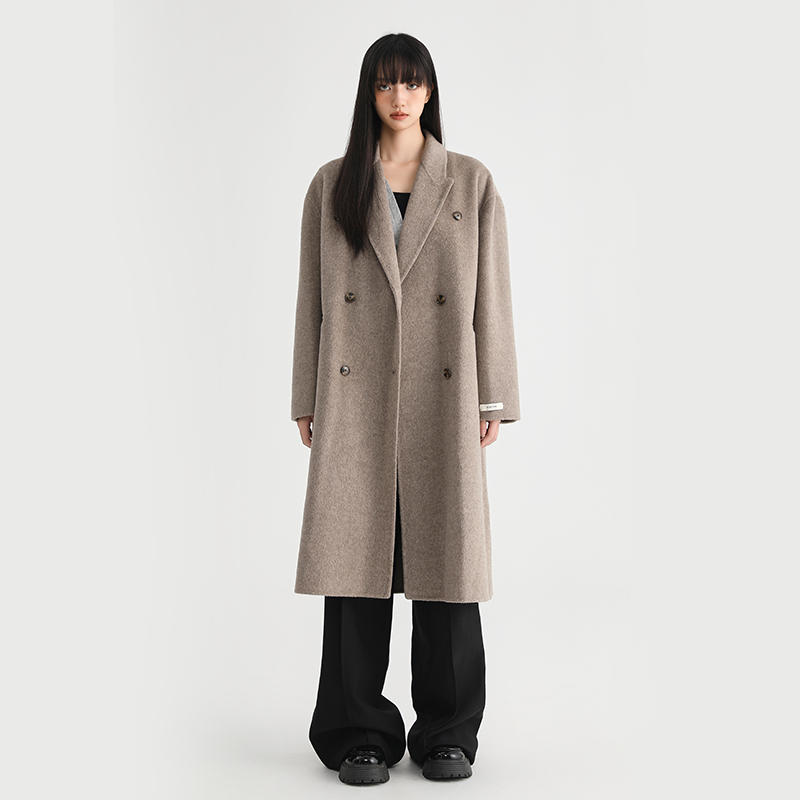 秋冬高级感气质羊毛外套女