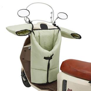 电动车挡风被冬双面防水一体通用电动车挡风被冬季分体式人车分离