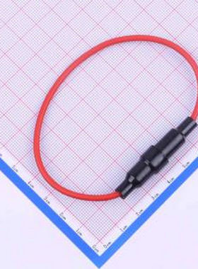 FH1-208-18-R-210 保险丝座(盒) 带线18#1015红色线长180保险座5*