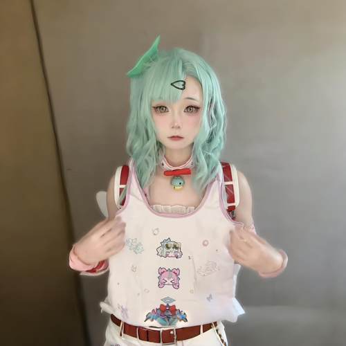 千夏同款小背心二次元动