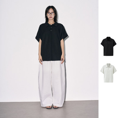 OkeeMood  25SS 蝙蝠袖polo衫短袖上衣 老虎上上山 买手店