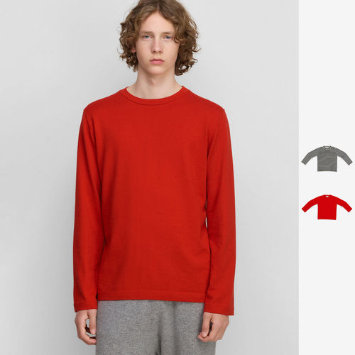 extreme cashmere 26PF n°500经典长袖圆领T恤 老虎上上山