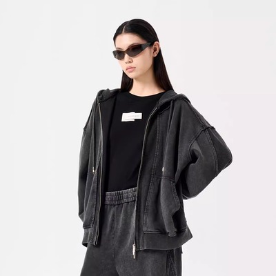 FENG CHEN WANG 25AW 解构连帽拉链卫衣 老虎上上山 买手店