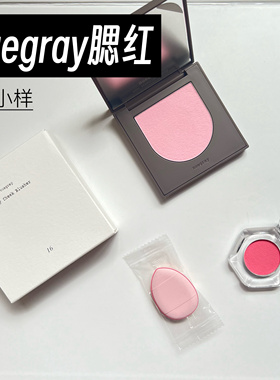 韩国Nuegray单色腮红小样16/17哑光膨胀粉色持久裸妆自然试色