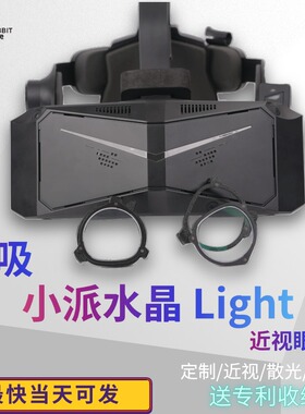 小派PIMAX水晶Light磁近视眼镜VR配件镜片非球面防蓝光定制雷电兔