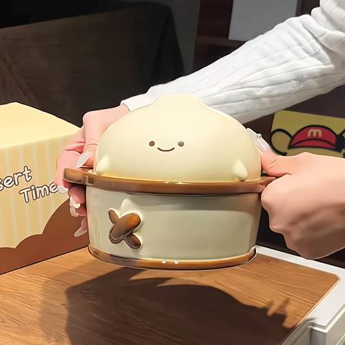 天呐闺蜜送的包子泡面碗好可爱啊