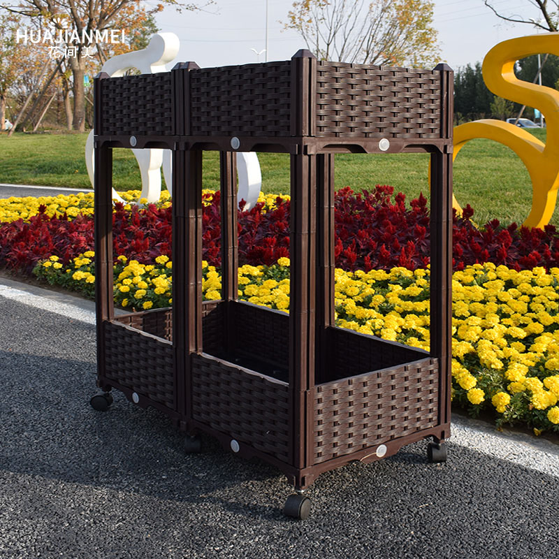 家加阳台种植箱小菜园种植盆多用庭厚塑料花盆楼S顶特大家层种菜