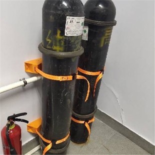 置40L氧气瓶医院固定支架 实验室气瓶固定架ABS塑料钢瓶防倾倒装
