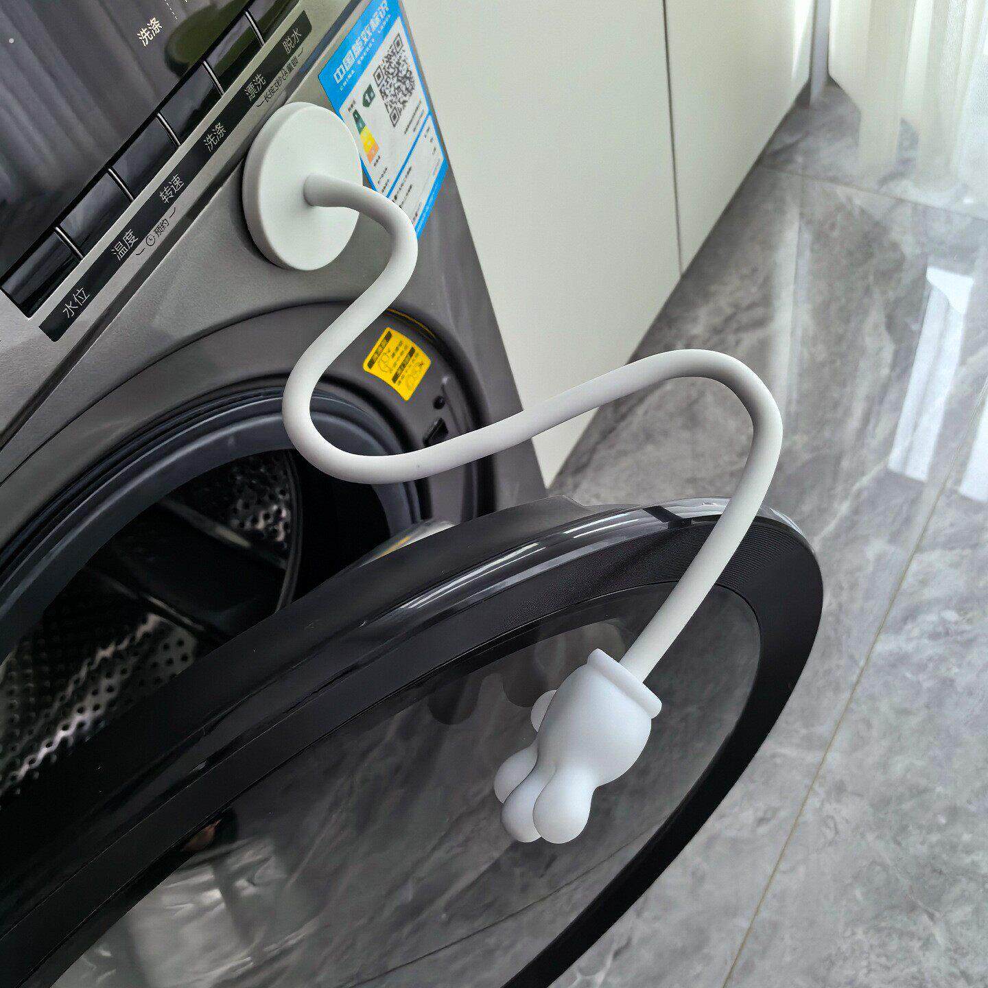洗衣机门挡防撞固定器限位器卡扣滚筒磁吸式冰箱挡板防风防尘神器