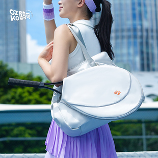 ozko鸥可网球包女手提羽毛球匹克壁球拍包运动健身手提单肩托特包