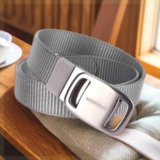 男士休闲帆布裤腰带户外高档爆款简约无牙自动扣加厚耐磨学生皮带