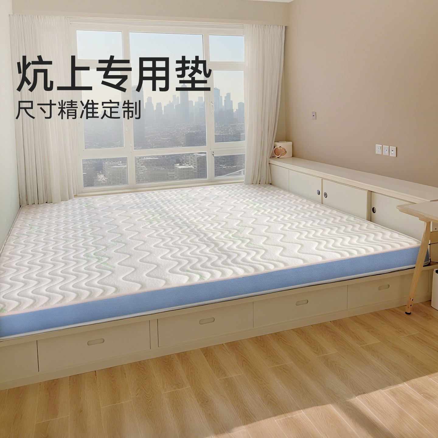 炕上专用垫定制家庭用大尺寸垫子地铺睡垫薄款可折叠床垫子榻榻米