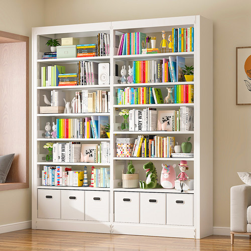 亿莱特钢制书架家用落地零甲醛