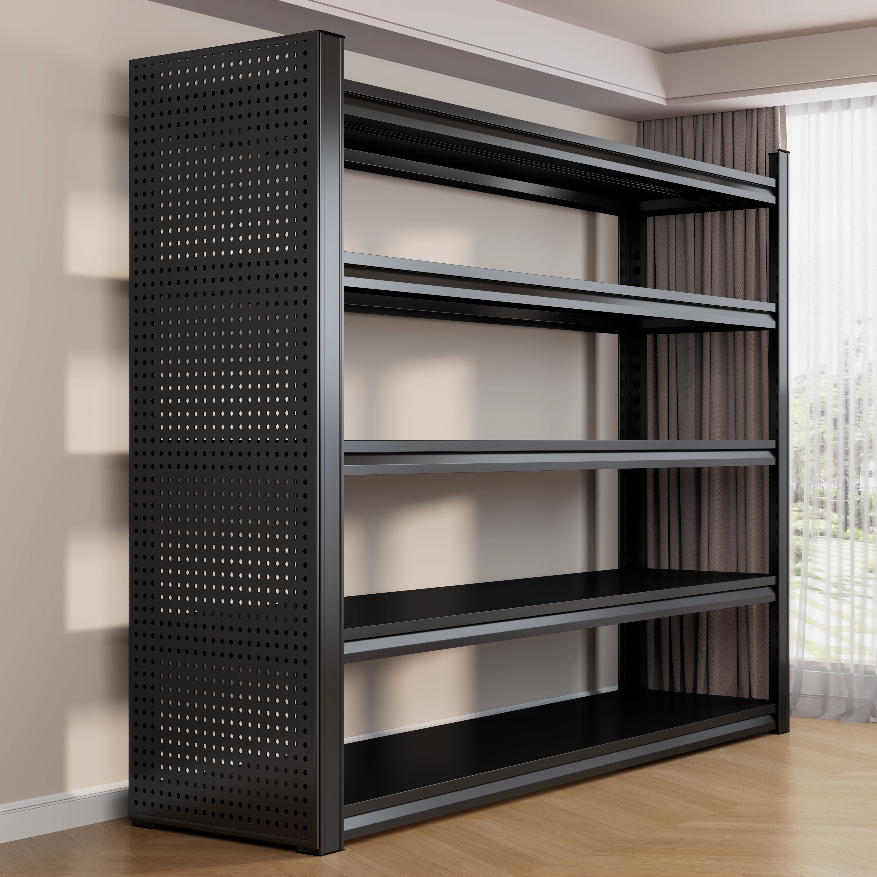 【简单安装】超轻便洞洞板置物架