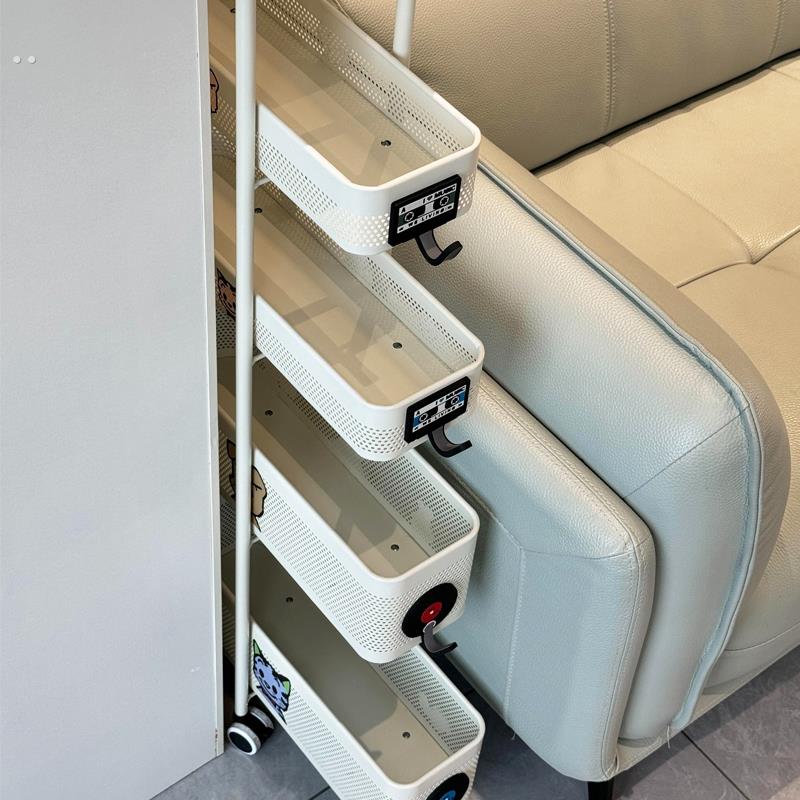 窄缝收纳柜可移动夹缝置物架抽屉式多功能多层储物推车卫生间厨房