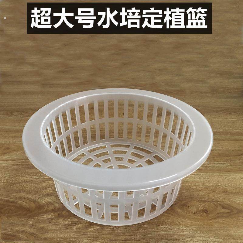 水培定植篮圆形正方形加深超深浅型无土栽培塑料篮子固根器固定蓝