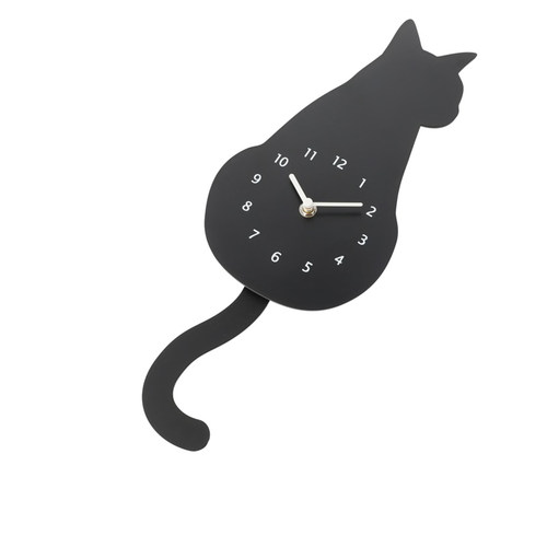 nitori日本时尚风客厅卡通挂钟