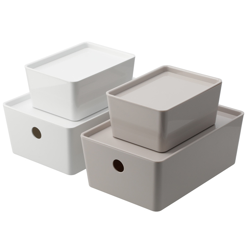 NITORI带盖洗面台收纳盒