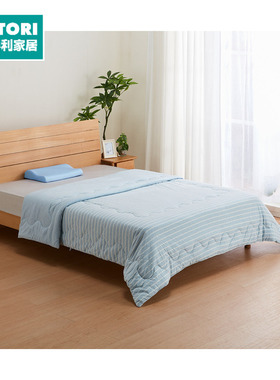 NITORI宜得利家居可水洗四季通用薄被空调被天竺针织薄被 BL