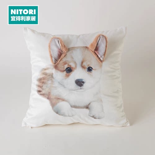 NITORI宜得利家居暹罗柯基3D抱枕