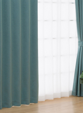 NITORI宜得利家居 家用简约现代窗帘阳台卧室遮阳EO窗帘 PK020