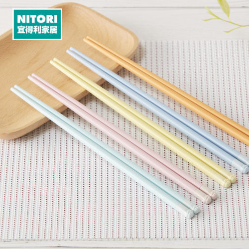 NITORI宜得利家居猫爪筷5双组