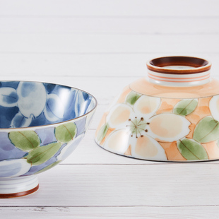 NITORI宜得利家居有谷窑产日式 餐具茶杯饭碗13cm饭碗5pcs套装