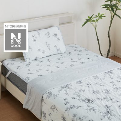 NITORI宜得利家居冷感薄被线条花